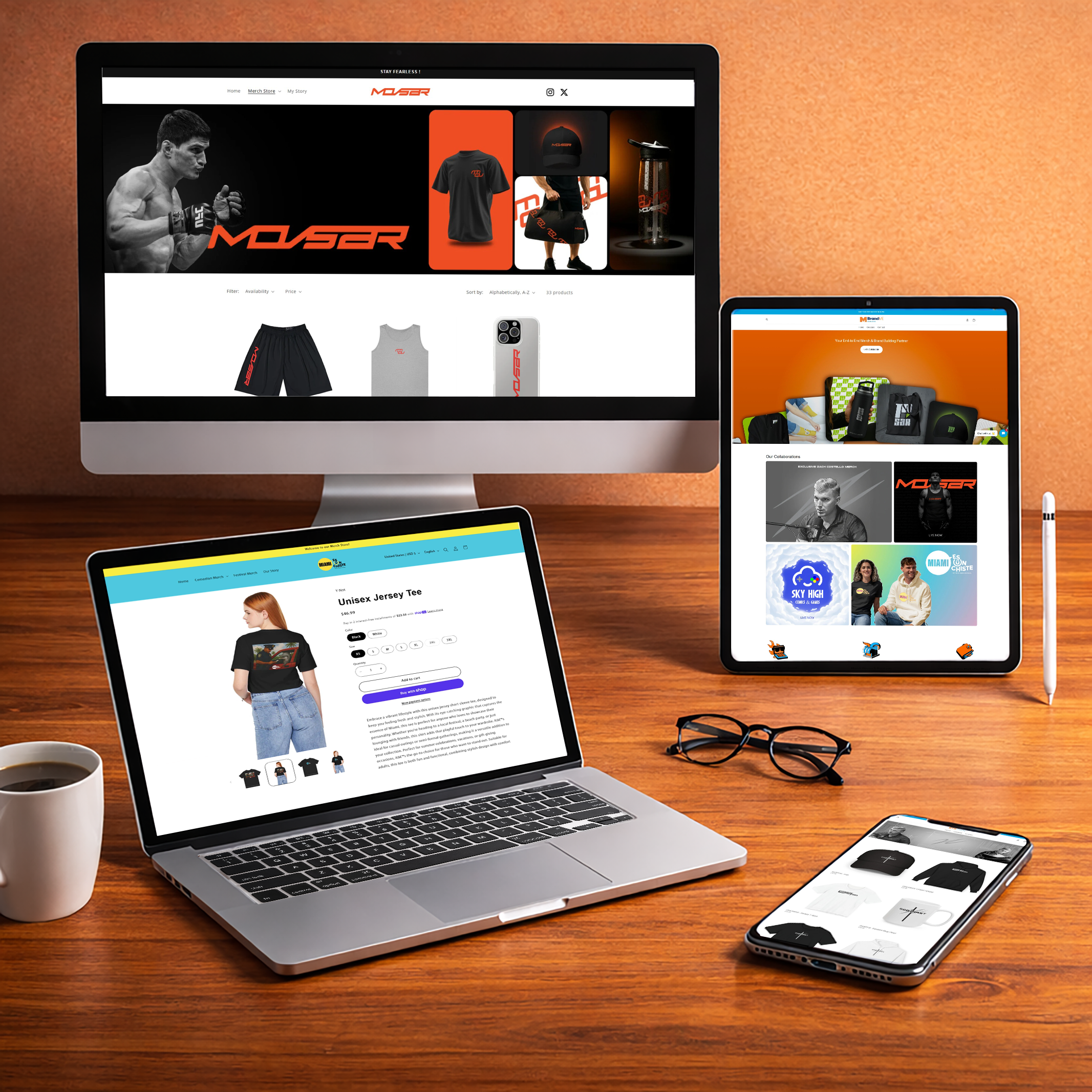 Influencer Merch Store